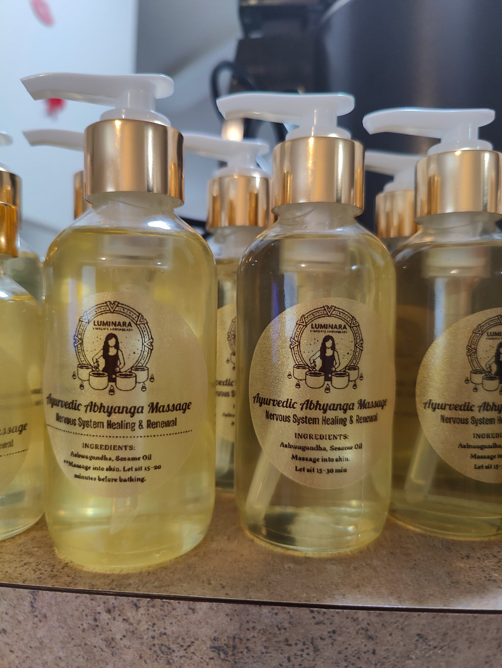 Ayurvedic Abhyanga Massage Oil — Nervous System Healing & Renewal