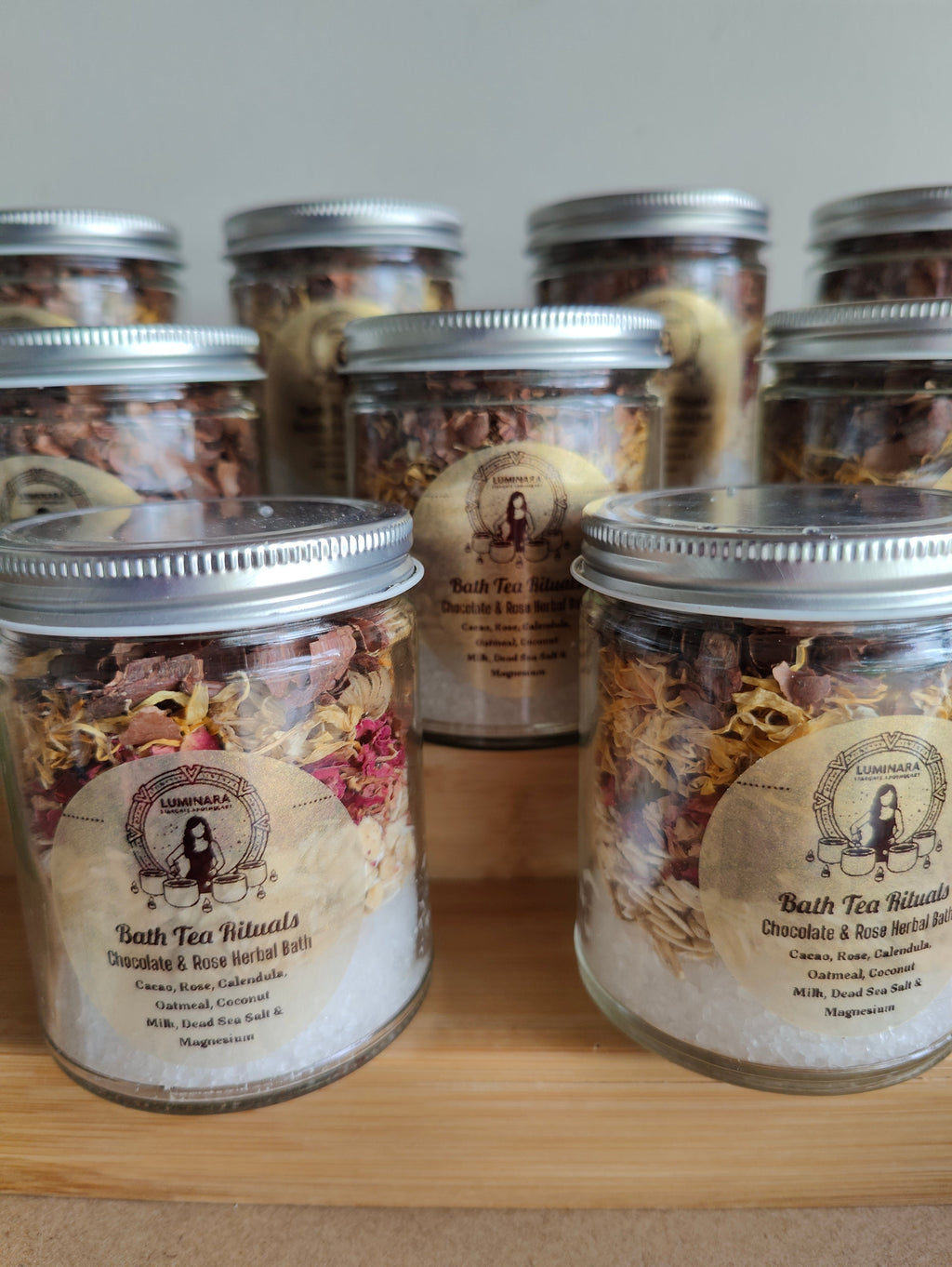 Bath Tea Rituals — Chocolate & Rose Herbal Bath